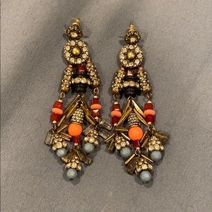 Fun sparkly and colorful dangle earrings